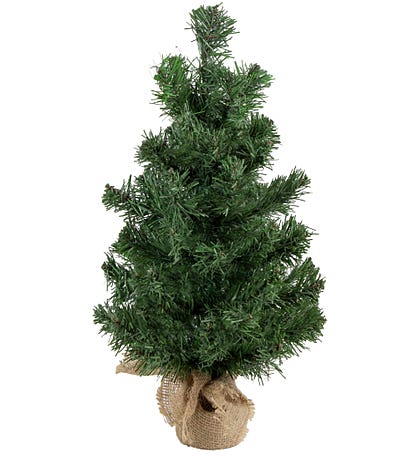 18" Mini Pine Medium Artificial Christmas Tree